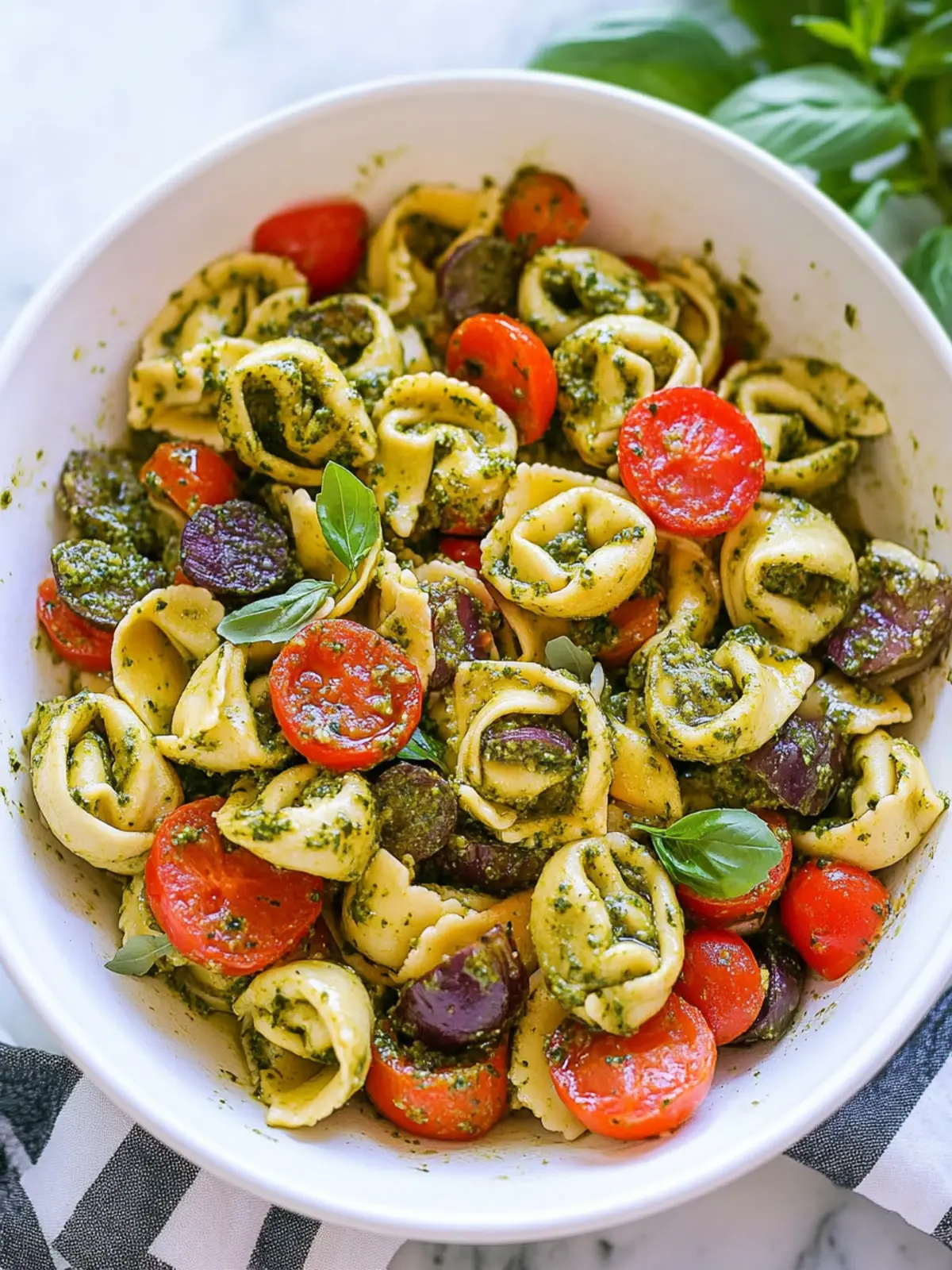 Quick Pesto Tortellini: Pack Veggies into Your Weeknight Meal